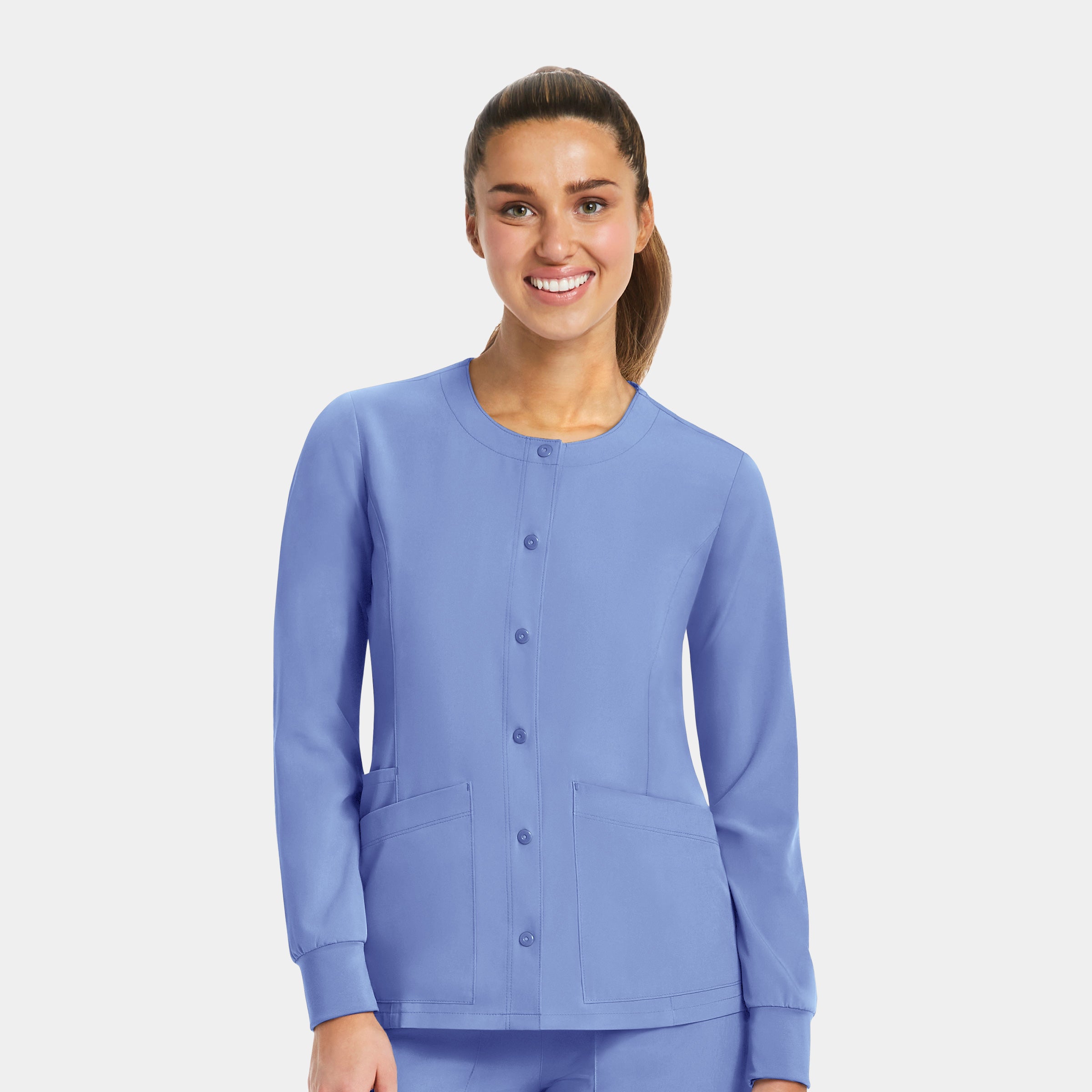 Maevn Matrix Impulse 7510 Women’s Round Neck Snap Button Jacket