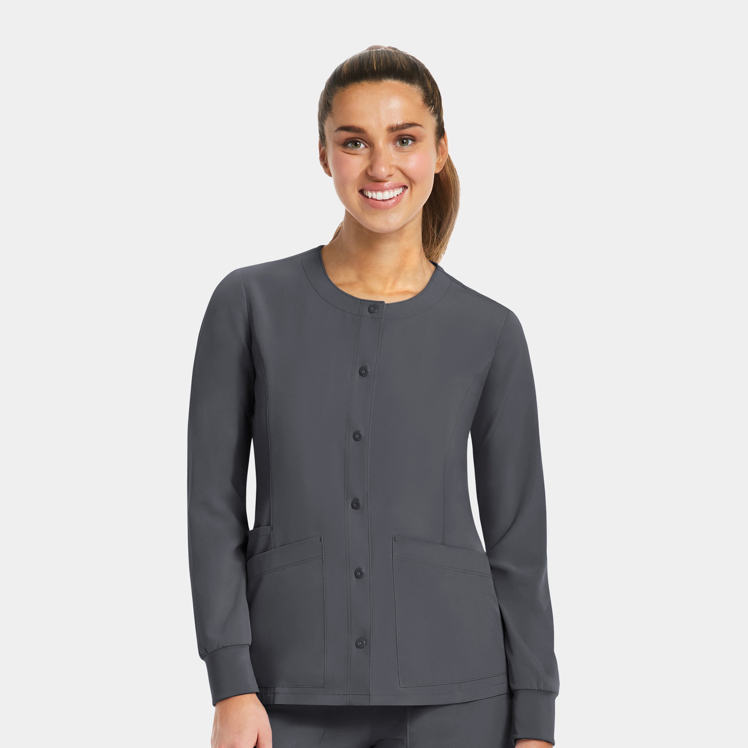 Maevn Matrix Impulse 7510 Women’s Round Neck Snap Button Jacket