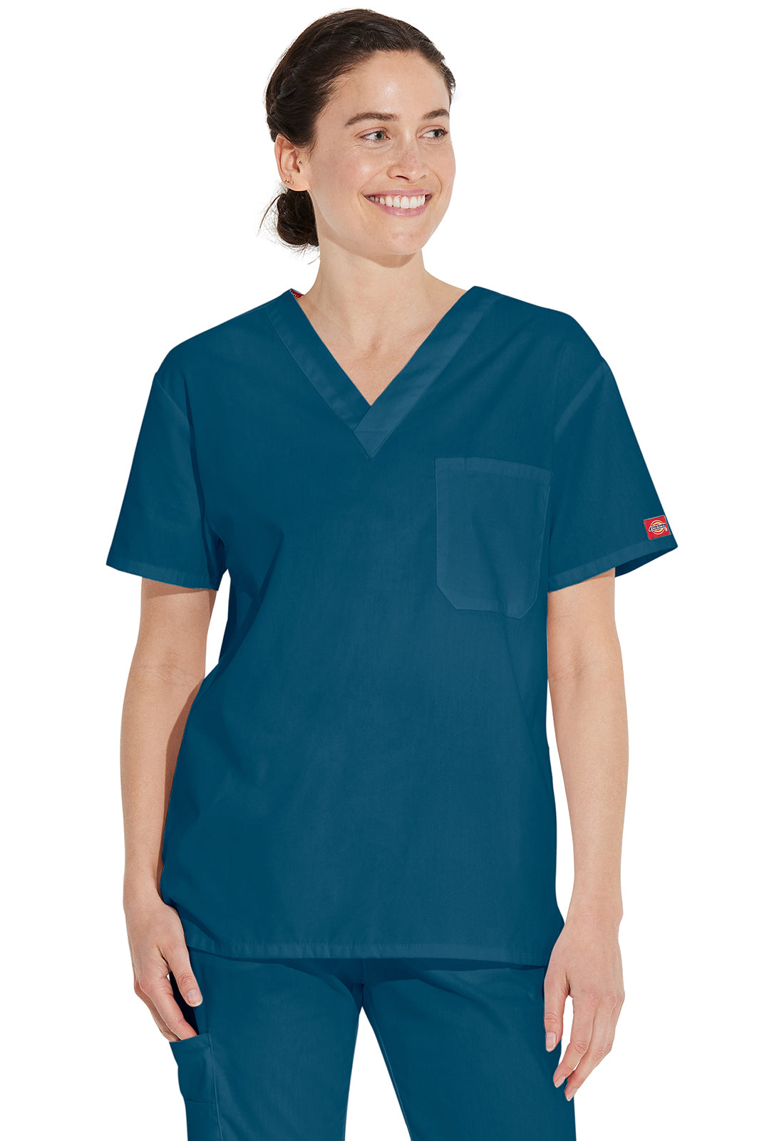 Dickies EDS Signature Unisex 83706 Unisex Tuckable V-Neck Top