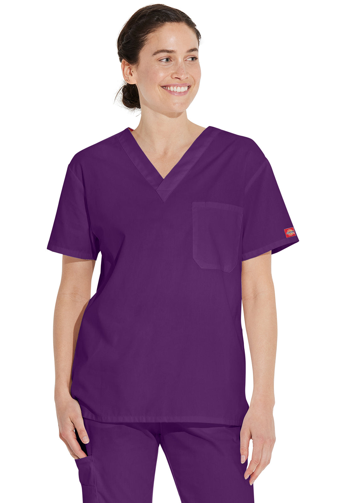 Dickies EDS Signature Unisex 83706 Unisex Tuckable V-Neck Top