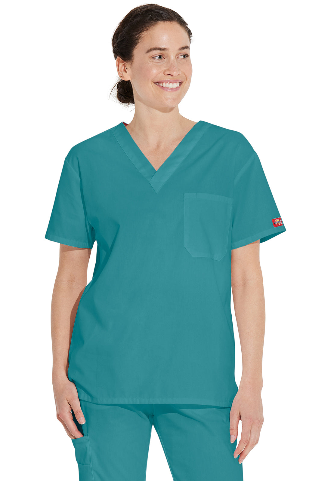 Dickies EDS Signature Unisex 83706 Unisex Tuckable V-Neck Top