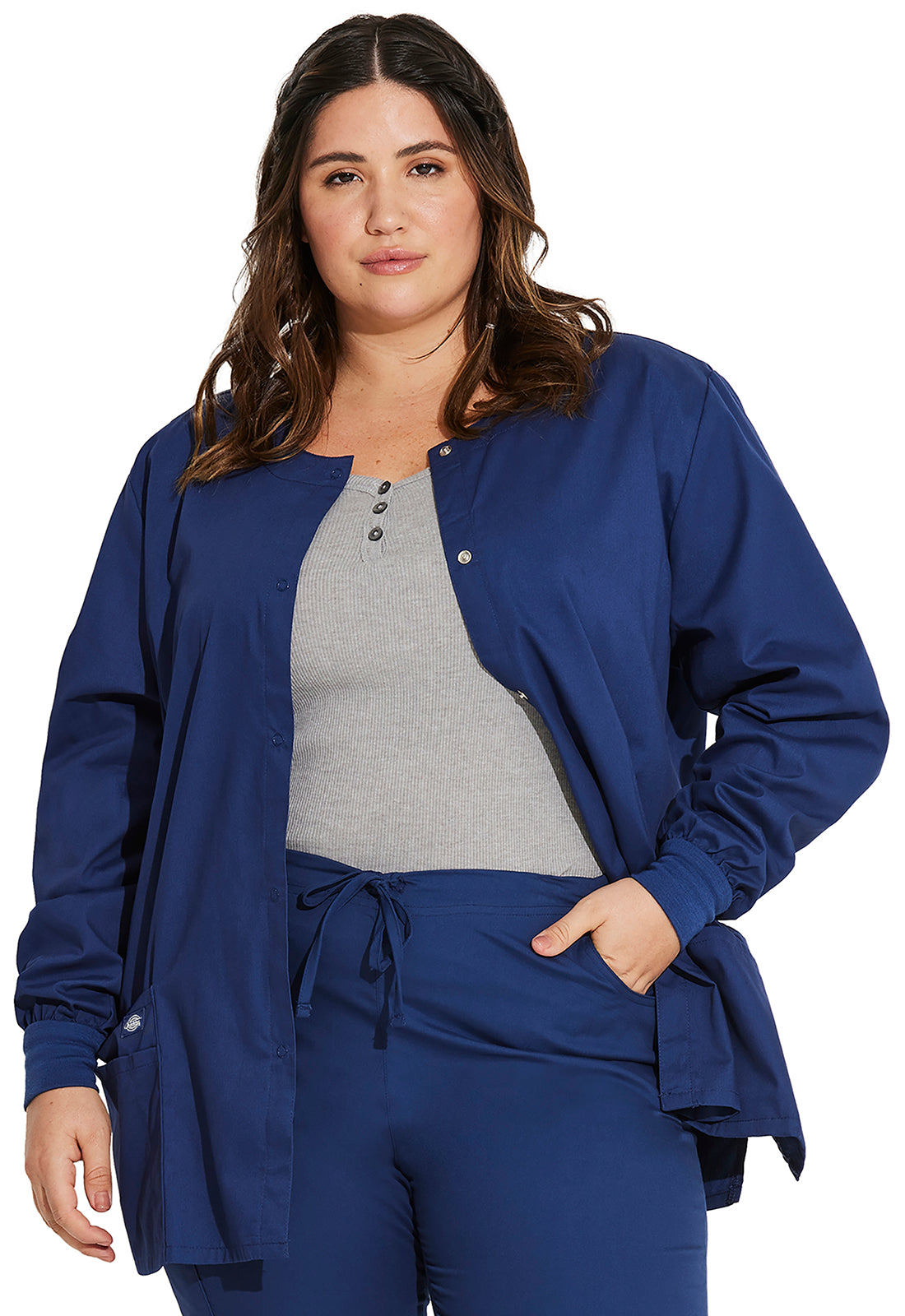Dickies EDS Signature Women's 86306 Snap Front Warm-Up Jacket