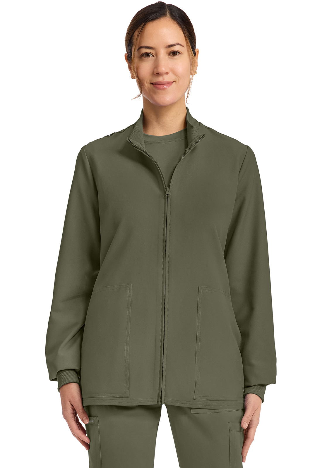Cherokee WW Originals Ultra Women's CK00013A Zip Up Scrub Jacket