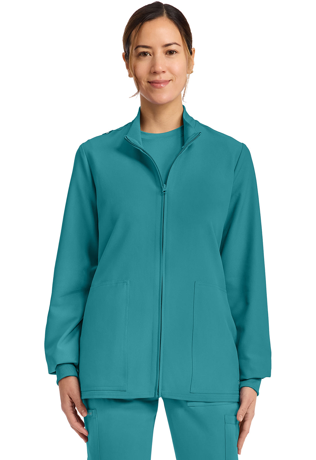 Cherokee WW Originals Ultra Women's CK00013A Zip Up Scrub Jacket