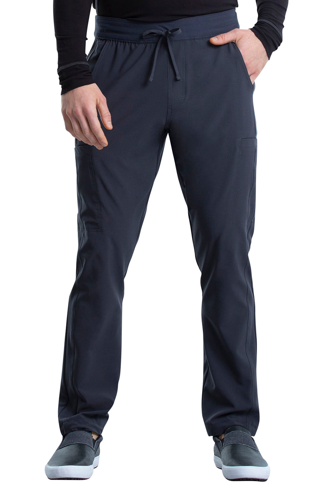Cherokee iFlex Men's CK006 Men's Tapered Leg Drawstring Cargo Pant