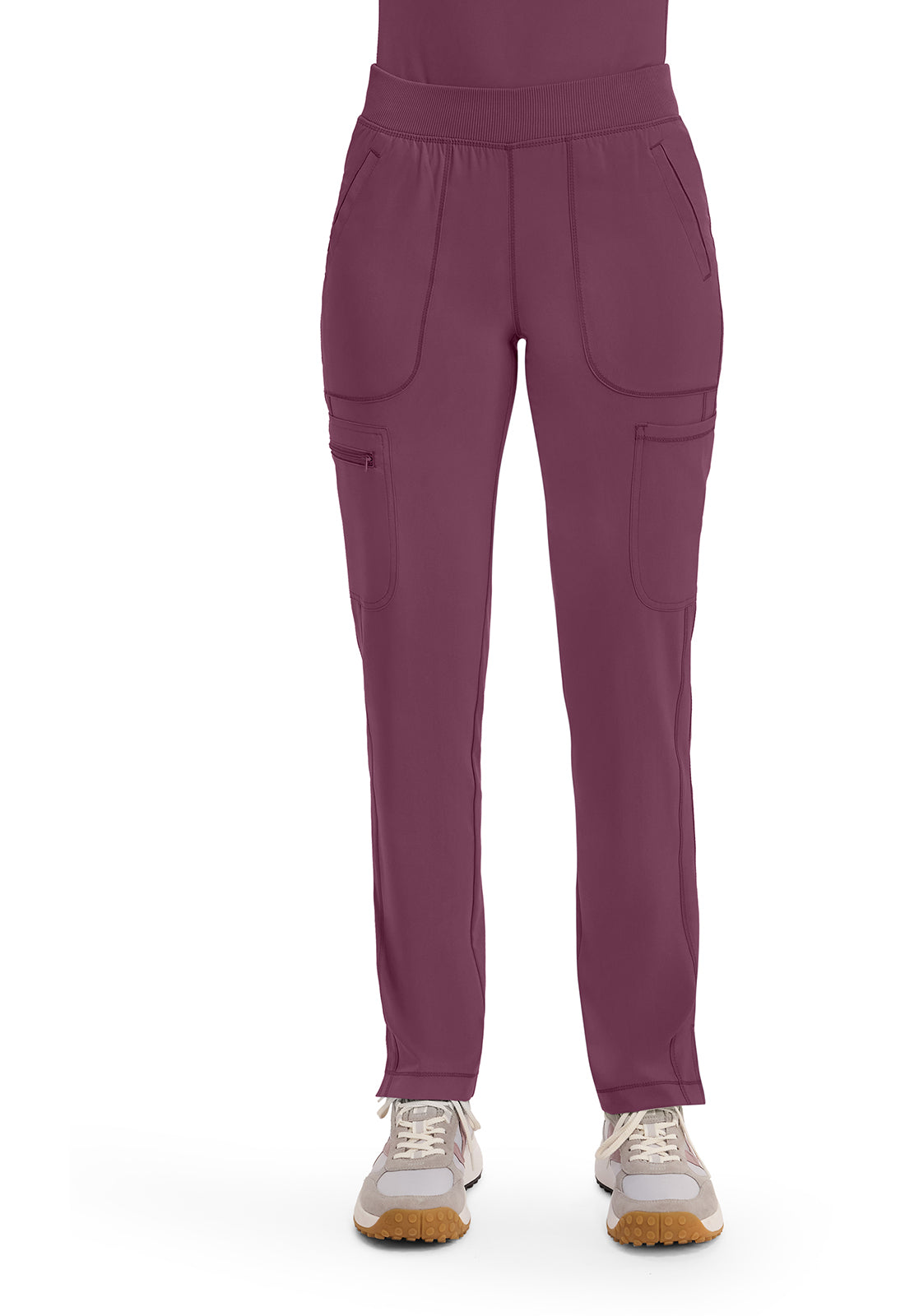 Cherokee Infinity Women's CK065A Mid Rise Tapered Leg Pull-on Pant