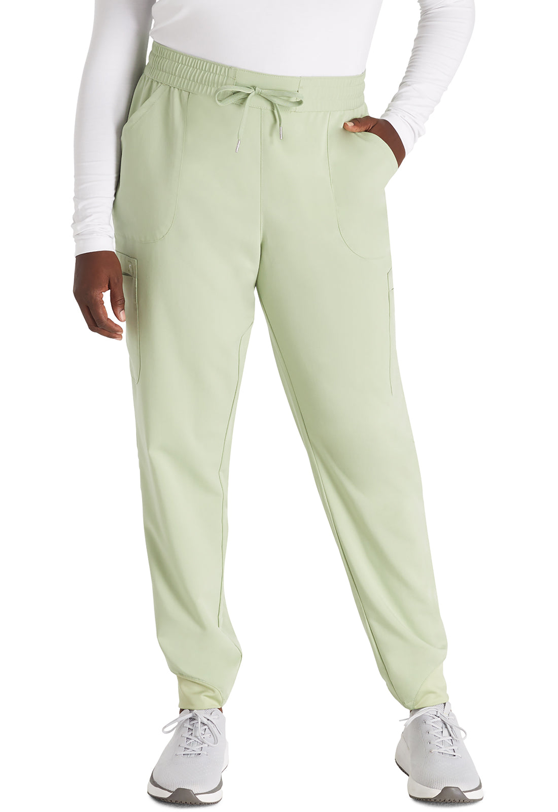 Cherokee Atmos Women's CK138A Mid Rise Pull-on Jogger