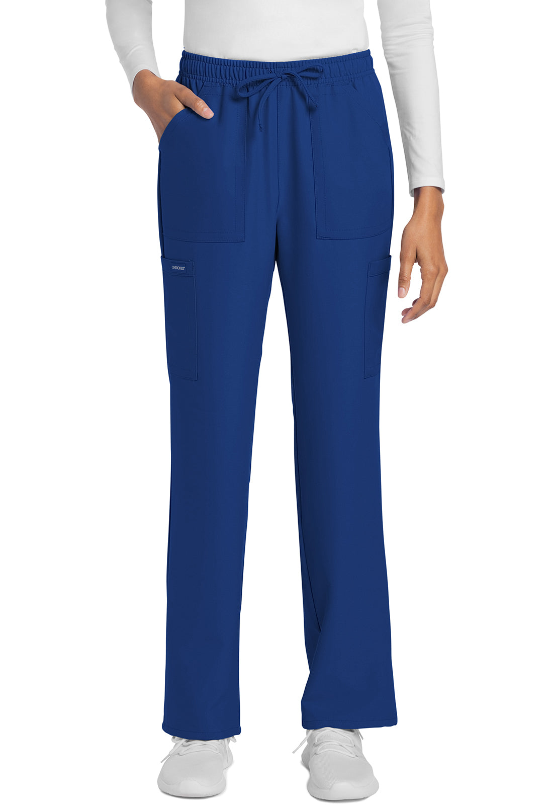 Cherokee WW Originals Ultra Women's CK272A Mid Rise Drawstring Trouser Cargo Pant