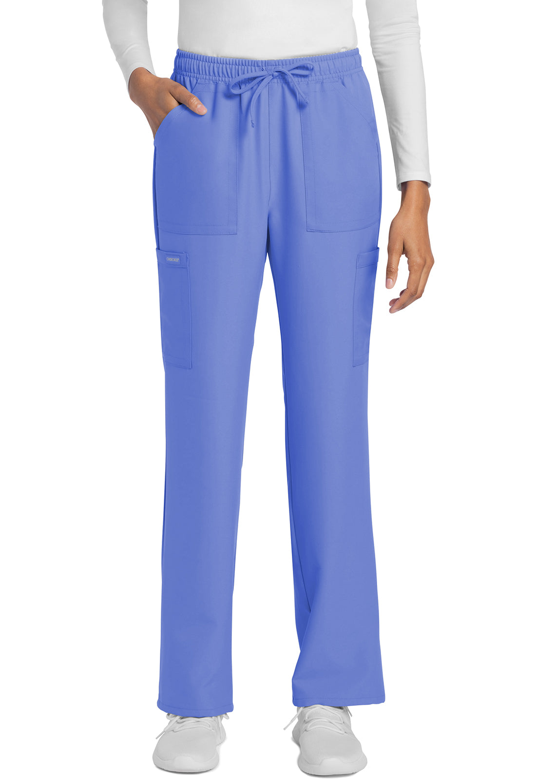 Cherokee WW Originals Ultra Women's CK272A Mid Rise Drawstring Trouser Cargo Pant
