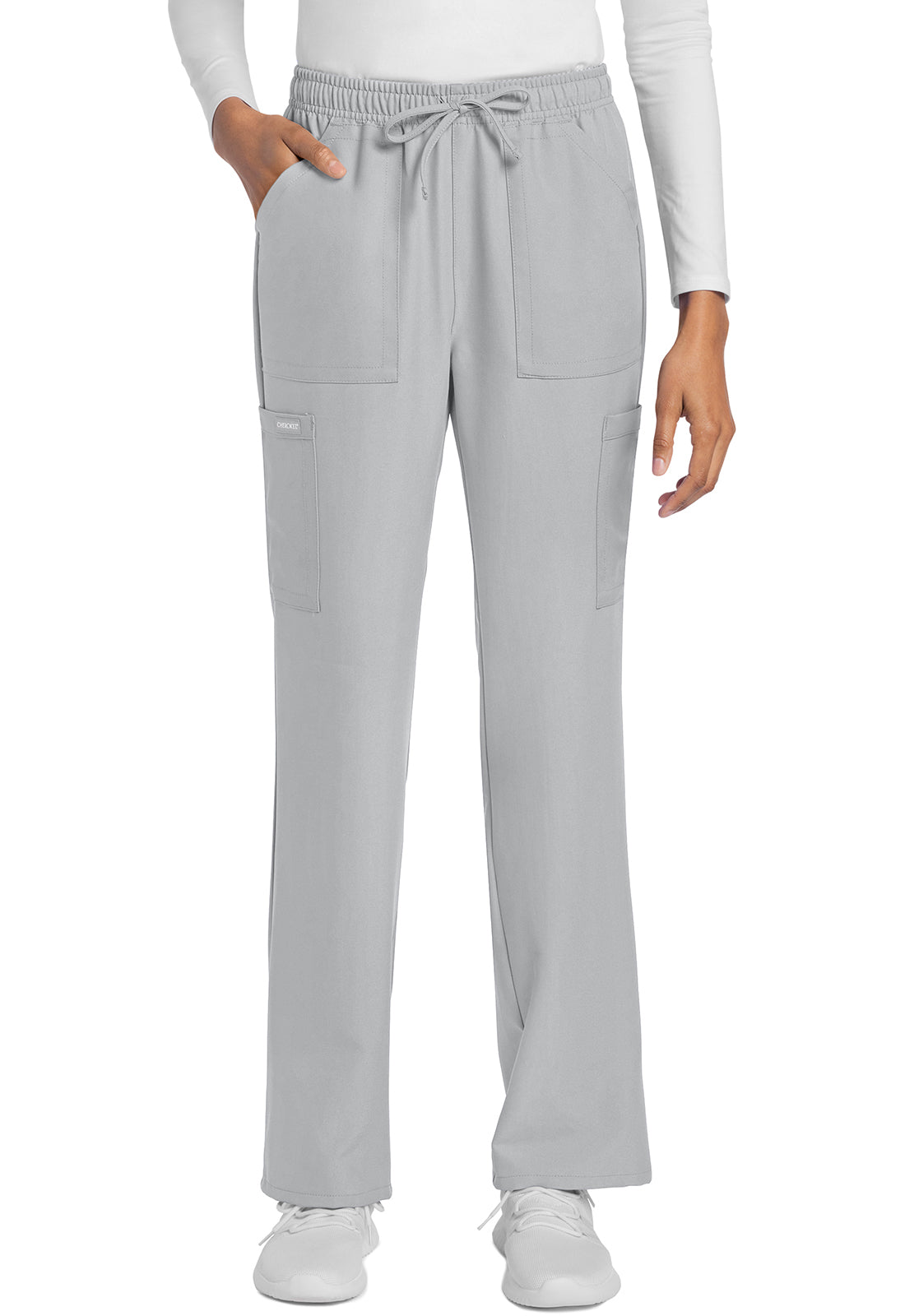 Cherokee WW Originals Ultra Women's CK272A Mid Rise Drawstring Trouser Cargo Pant