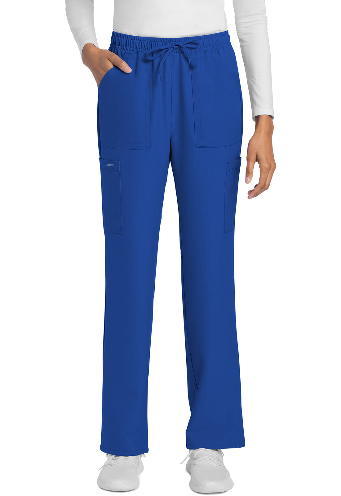 Cherokee WW Originals Ultra Women's CK272A Mid Rise Drawstring Trouser Cargo Pant