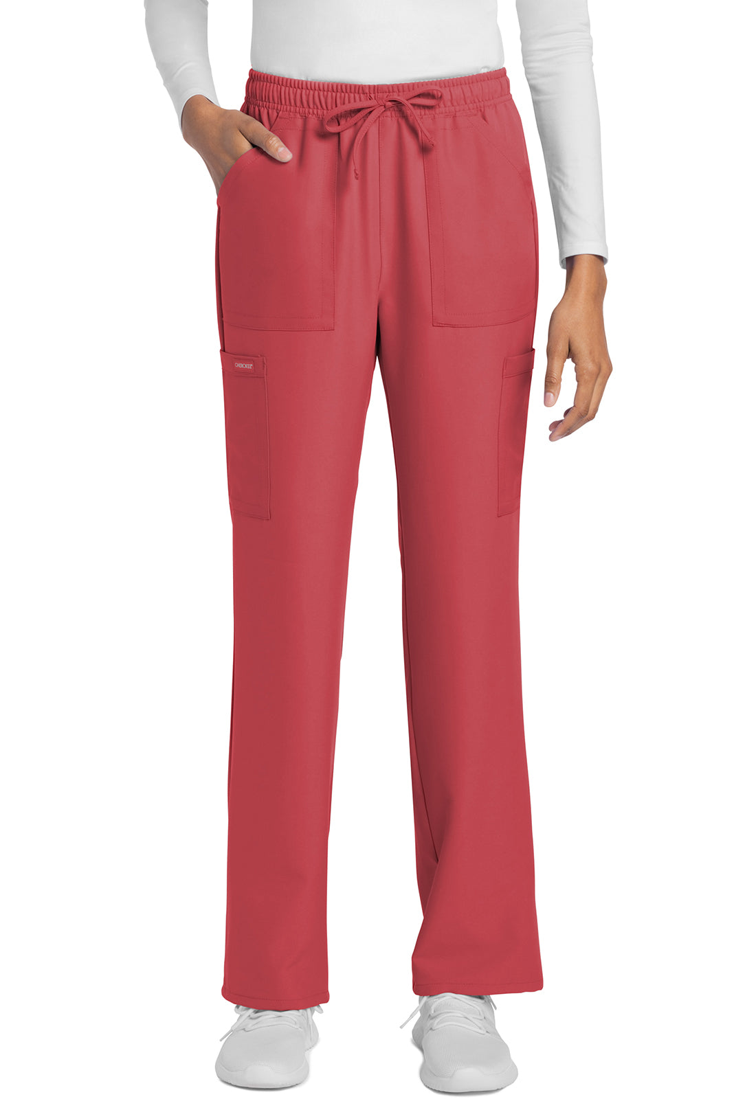 Cherokee WW Originals Ultra Women's CK272A Mid Rise Drawstring Trouser Cargo Pant