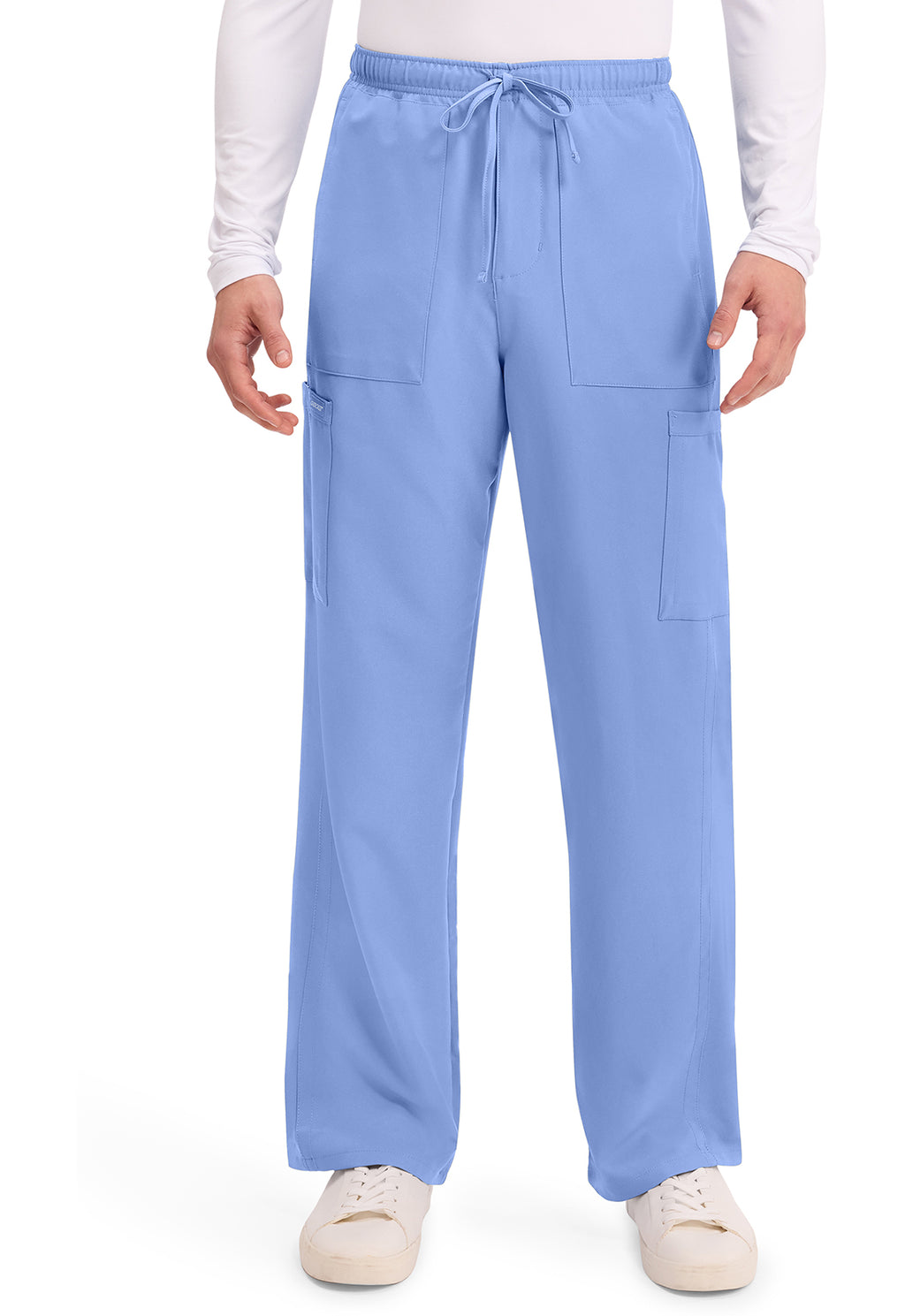 Cherokee WW Originals Ultra Men's CK279A Men's Mid Rise Zip Fly Straight Leg Pant