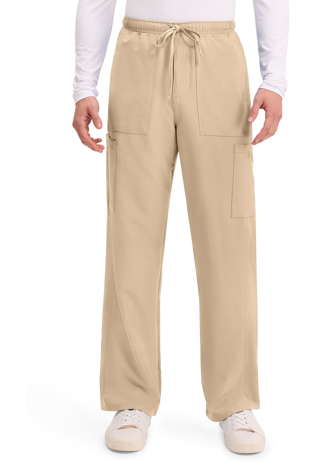 Cherokee WW Originals Ultra Men's CK279A Men's Mid Rise Zip Fly Straight Leg Pant