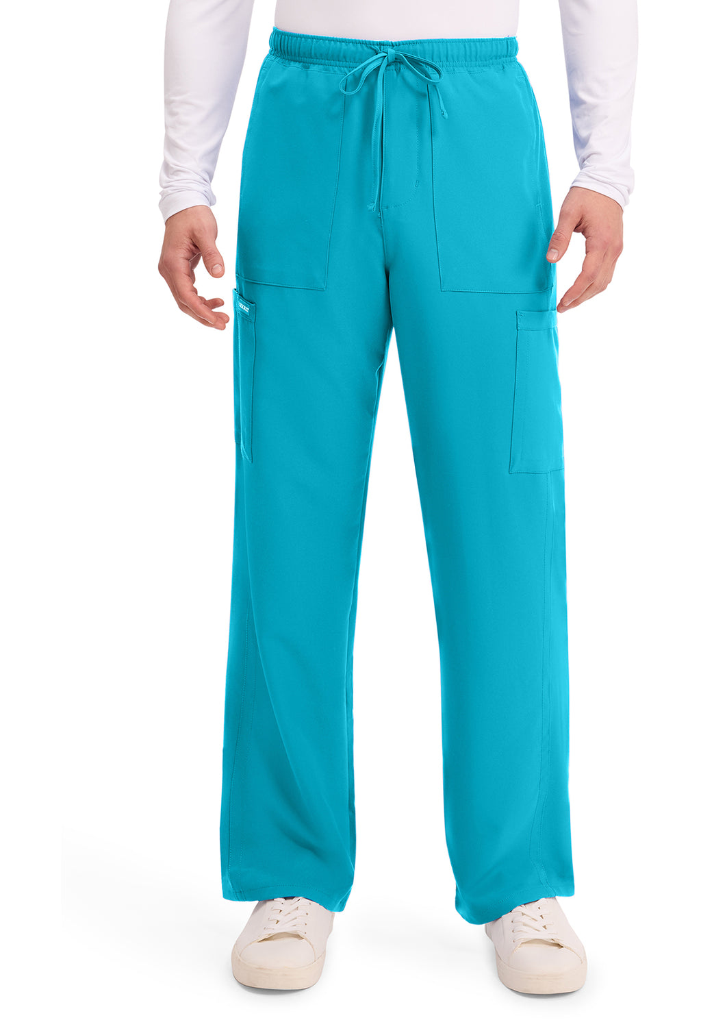 Cherokee WW Originals Ultra Men's CK279A Men's Mid Rise Zip Fly Straight Leg Pant
