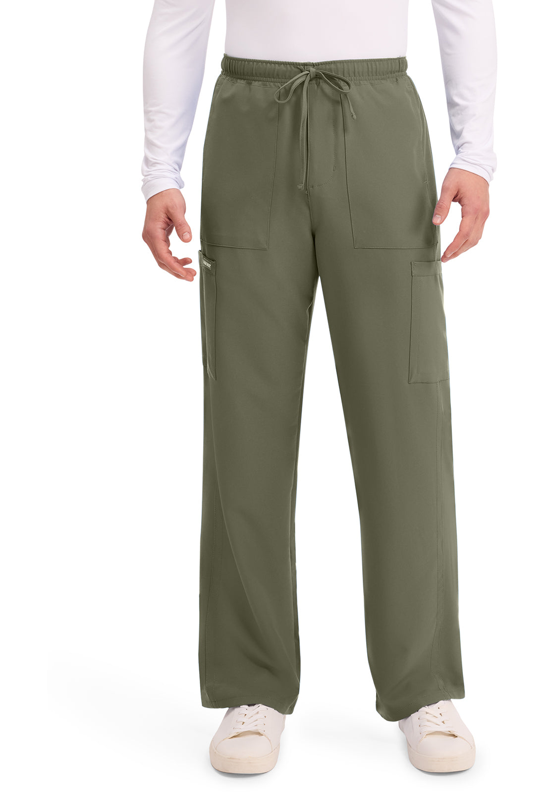Cherokee WW Originals Ultra Men's CK279A Men's Mid Rise Zip Fly Straight Leg Pant