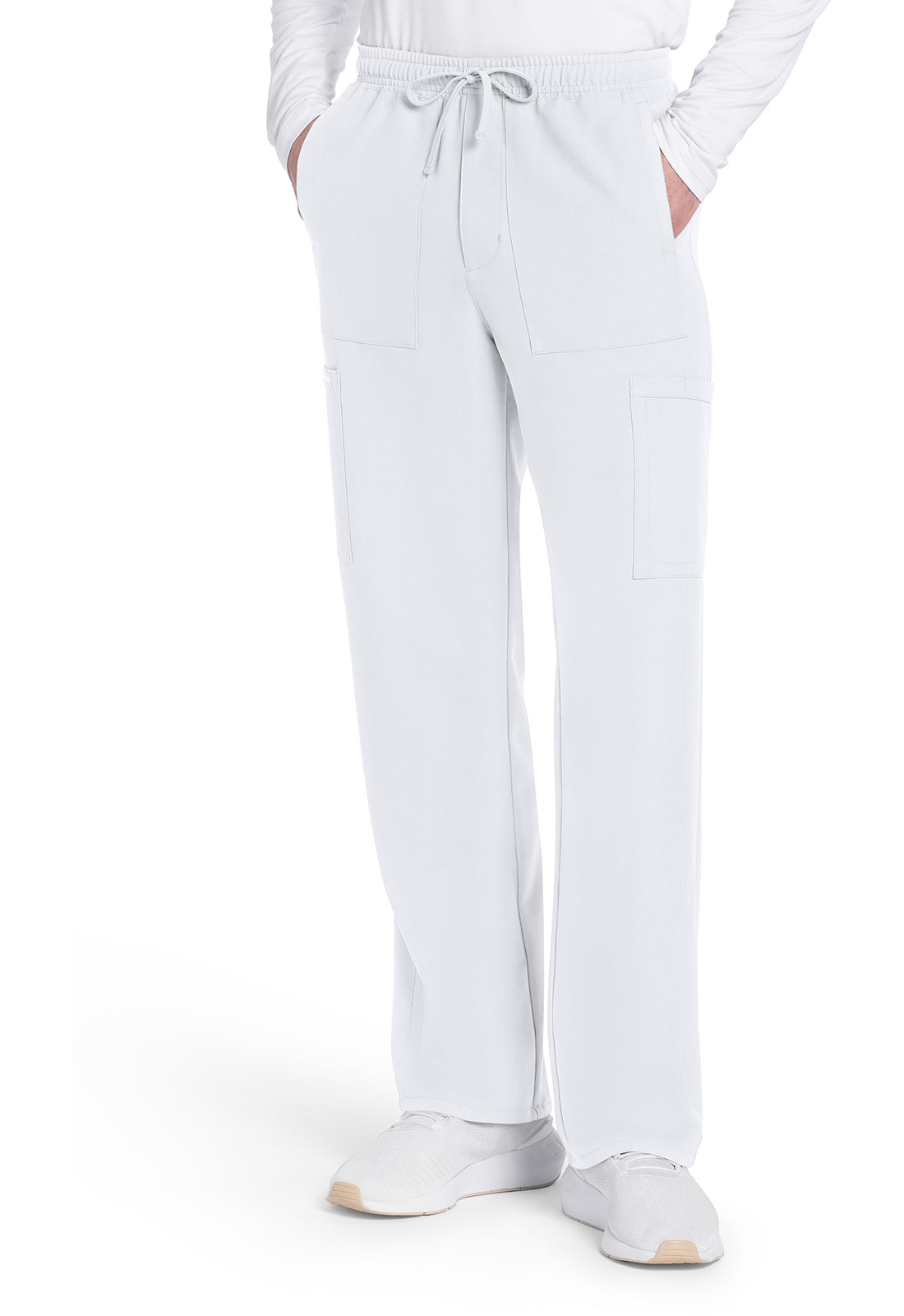 Cherokee WW Originals Ultra Men's CK279A Men's Mid Rise Zip Fly Straight Leg Pant