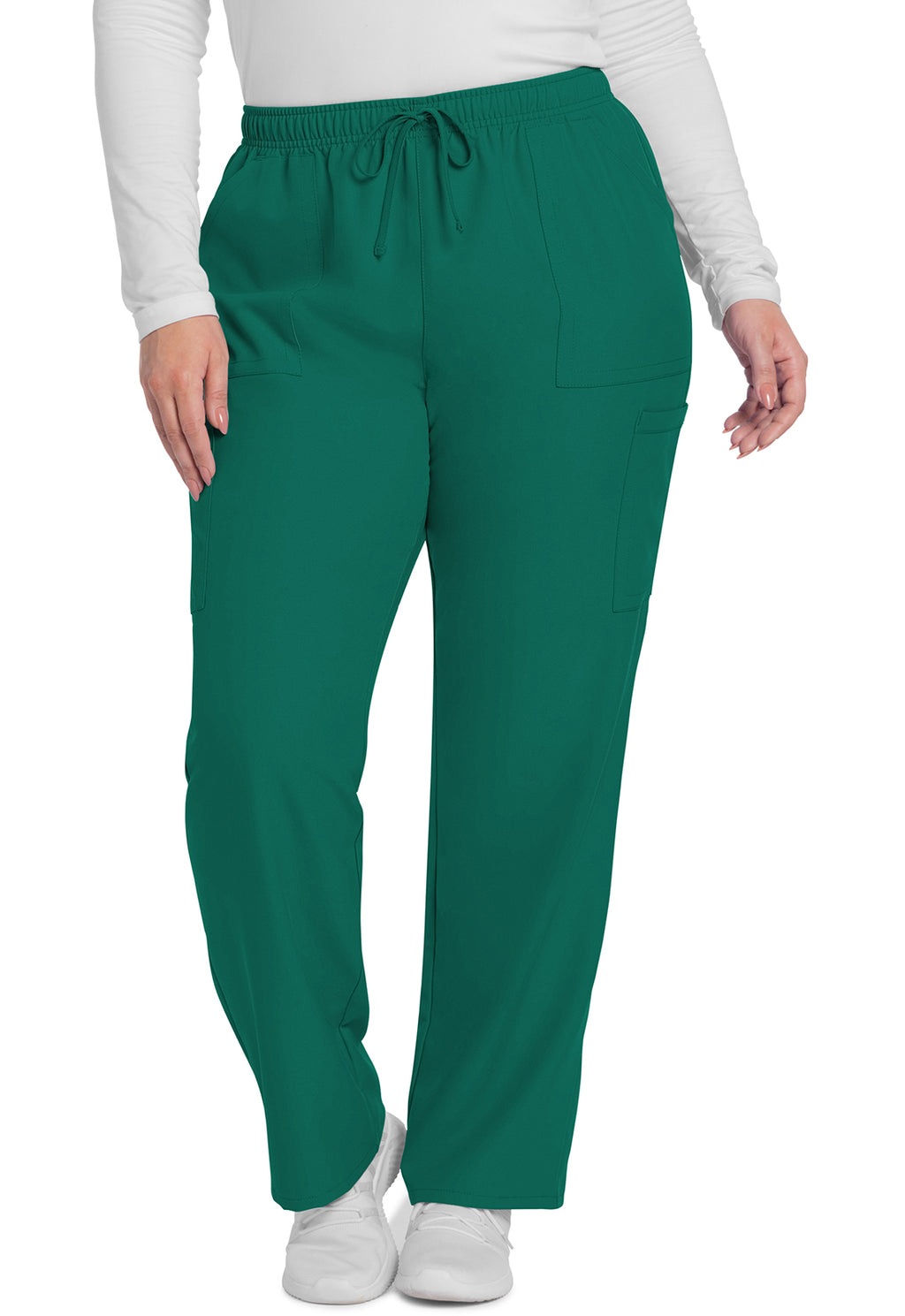 Cherokee WW Originals Ultra Women's CK281A Mid Rise Pull-on Slim Leg Cargo Pant