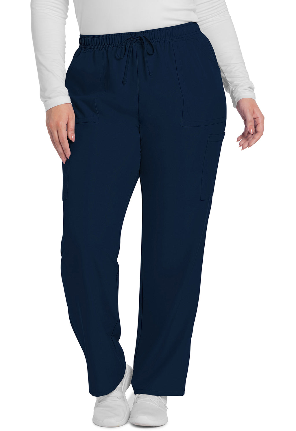 Cherokee WW Originals Ultra Women's CK281A Mid Rise Pull-on Slim Leg Cargo Pant