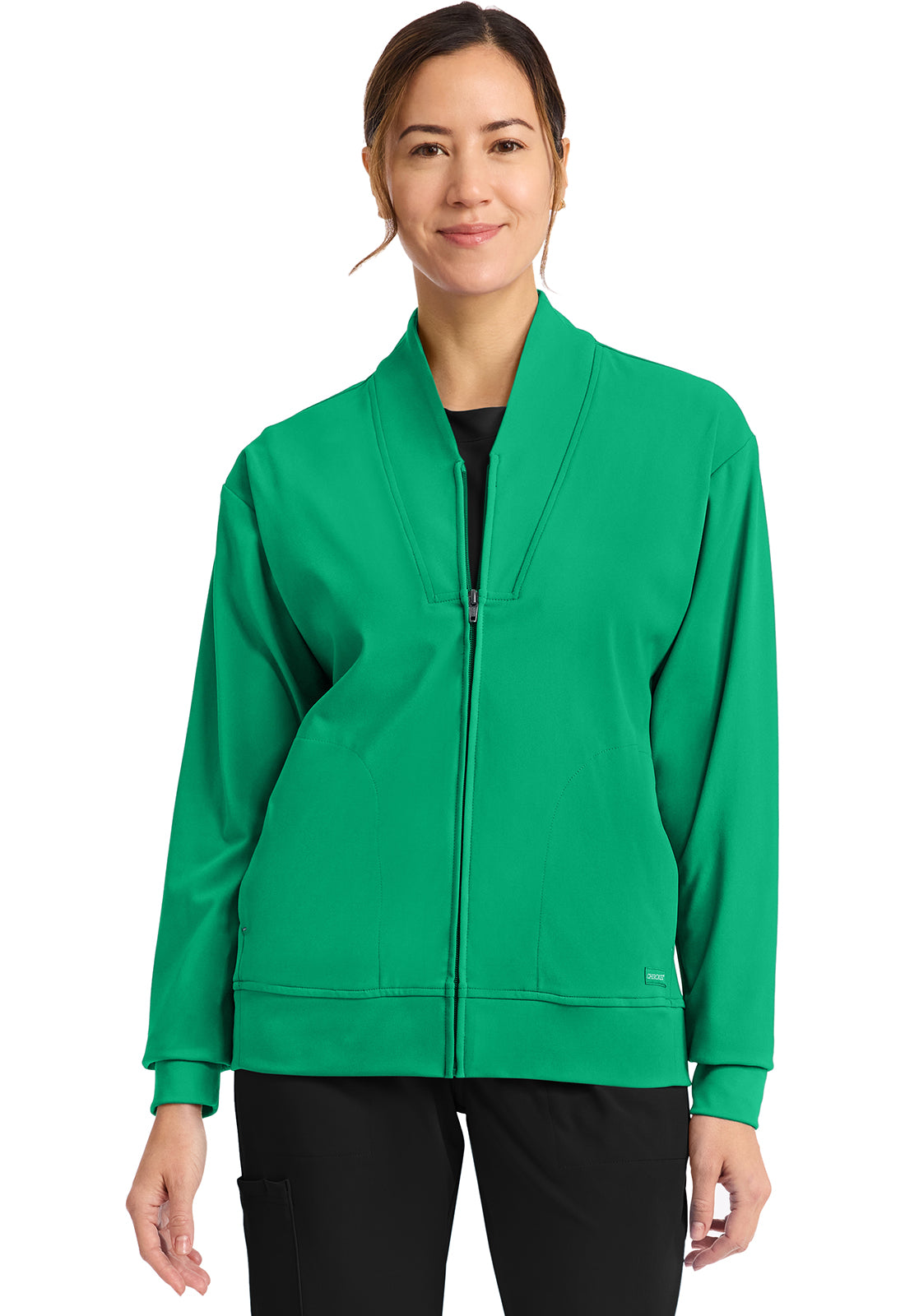 Cherokee Achieve Women's CK353 Women's Zip-Up Warm-Up Jacket
