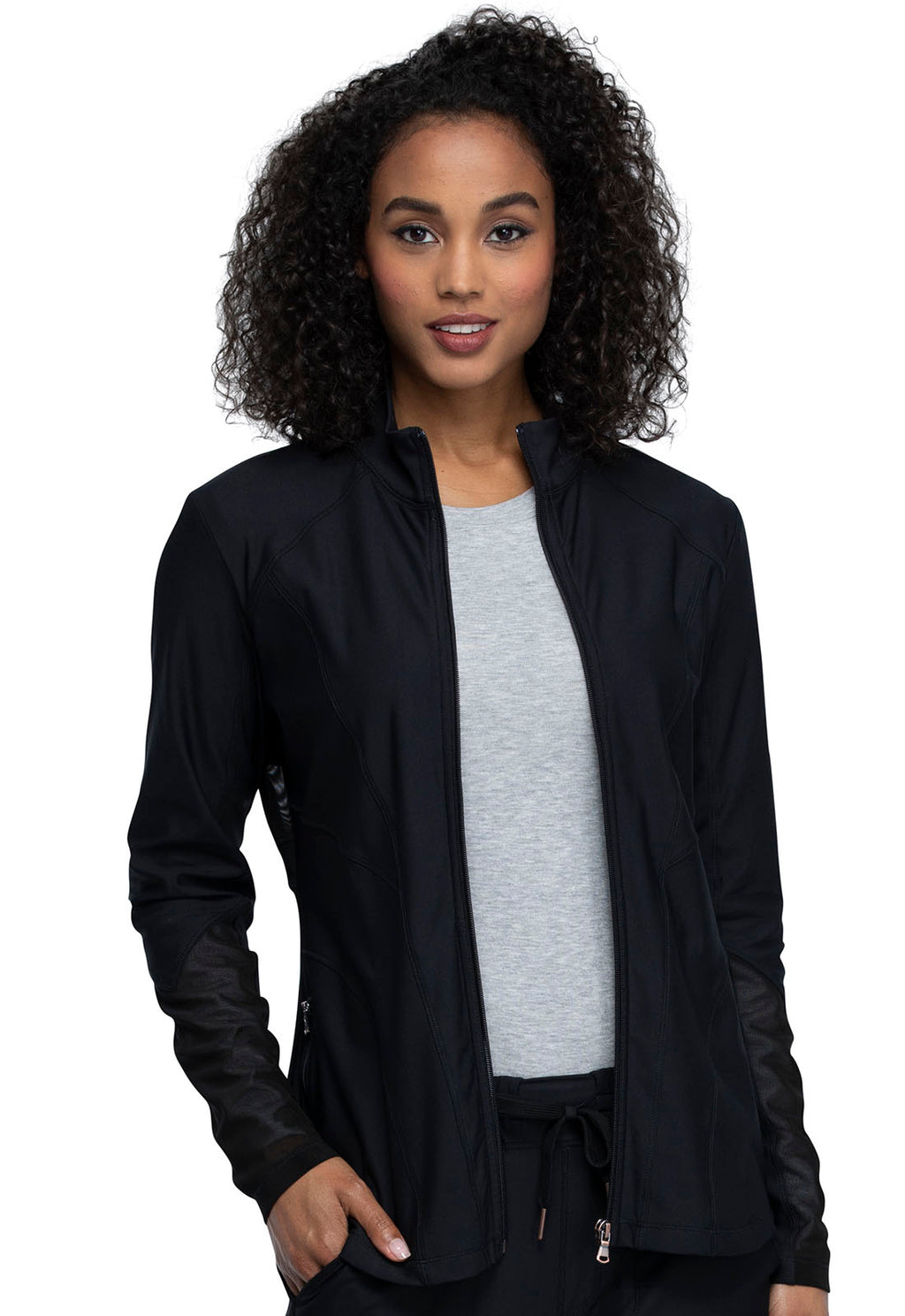 Cherokee Form Women's CK390 Zip Front Jacket