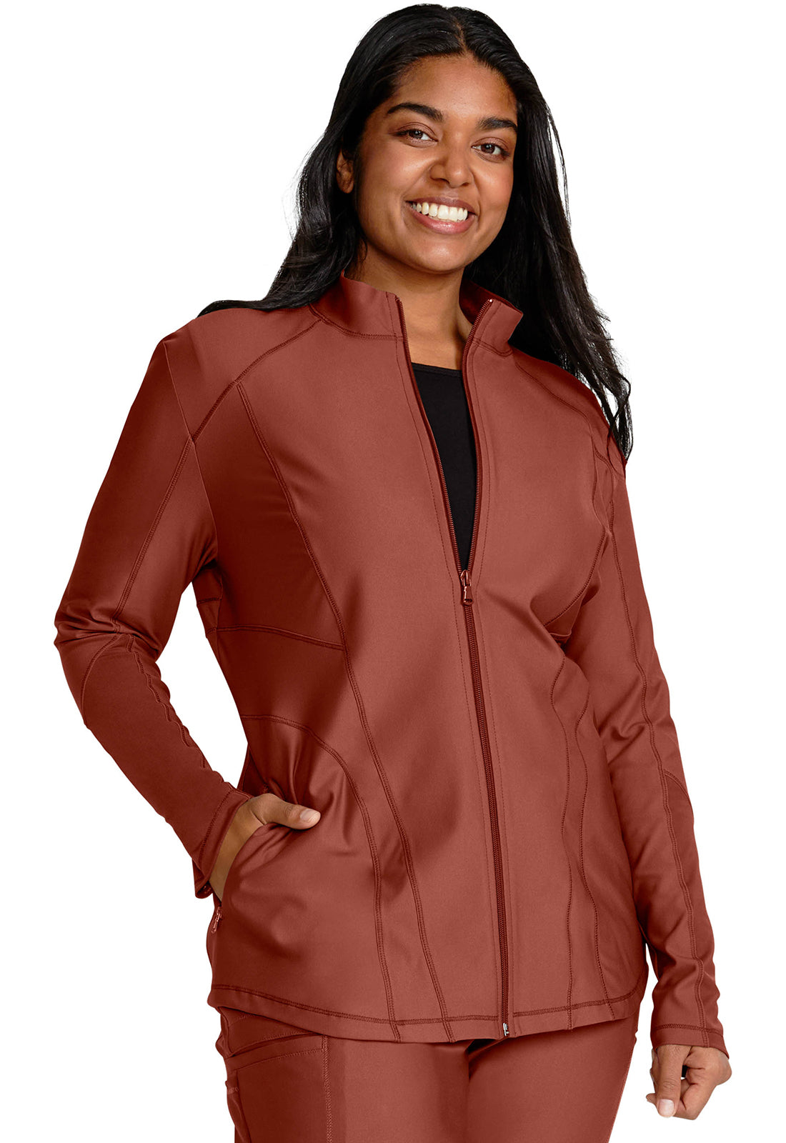 Cherokee Form Women's CK390 Zip Front Jacket