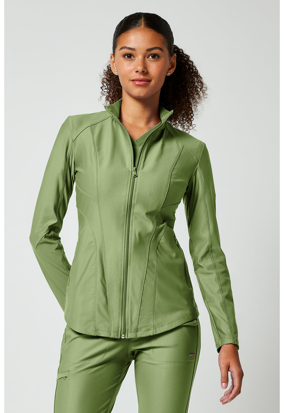 Cherokee Form Women's CK398 Zip Front Jacket