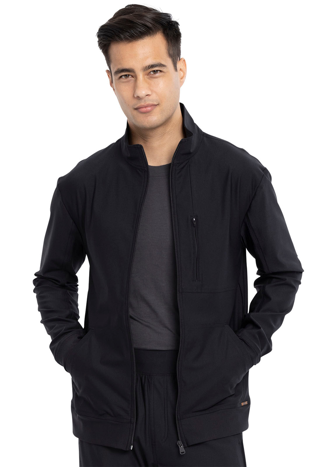 Cherokee Form Men's CK399 Men's Zip Front Jacket
