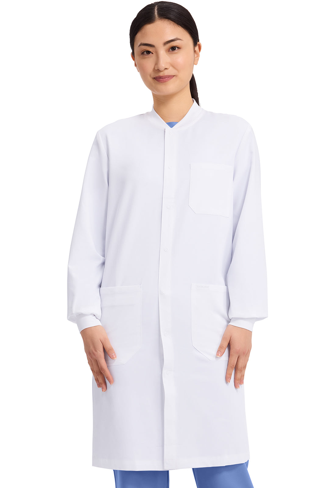 Cherokee Project Lab Unisex CK402A 40" Snap Front Lab Coat