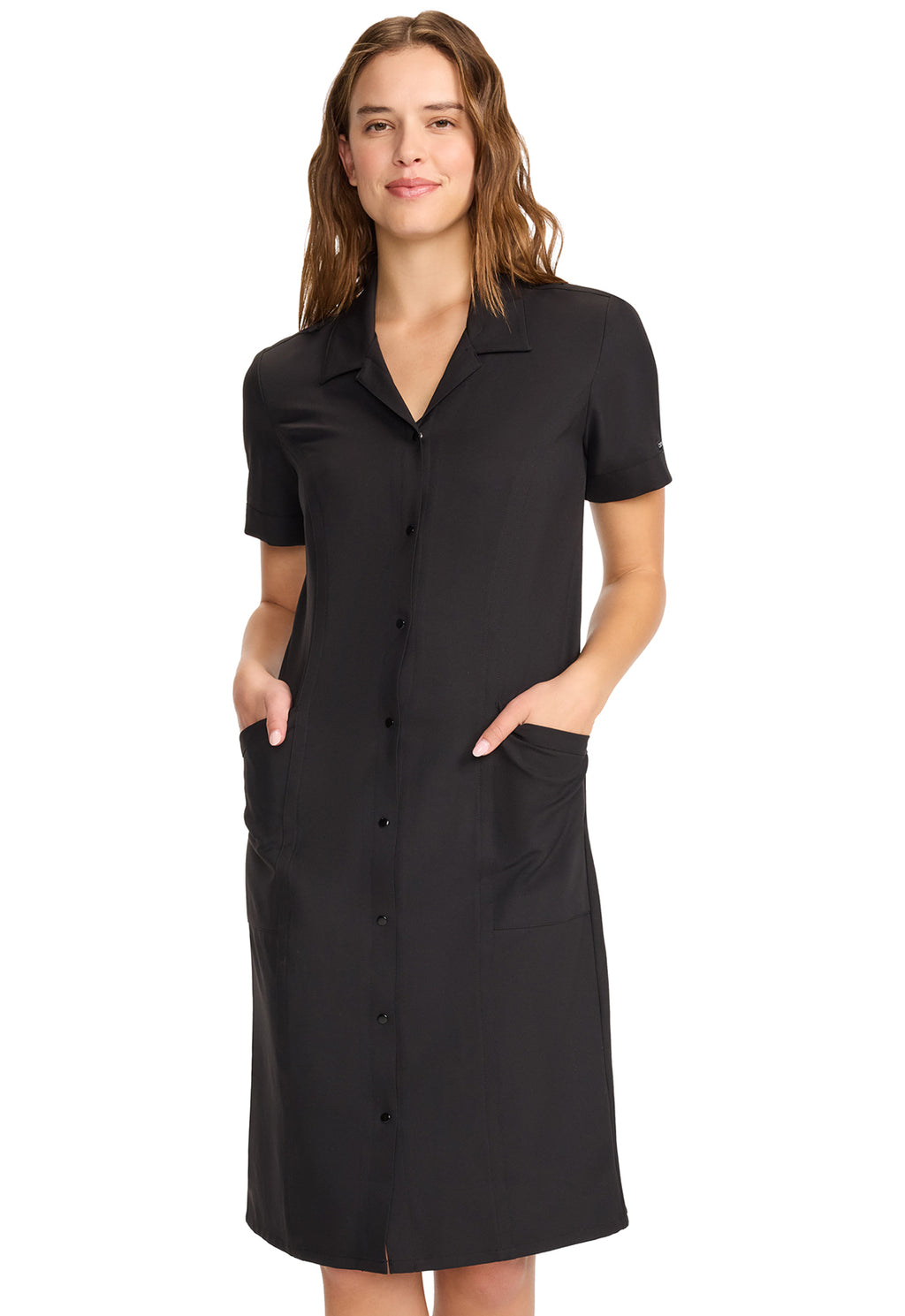 Cherokee WW Originals Ultra Women's CK512A Women's Button Front Dress