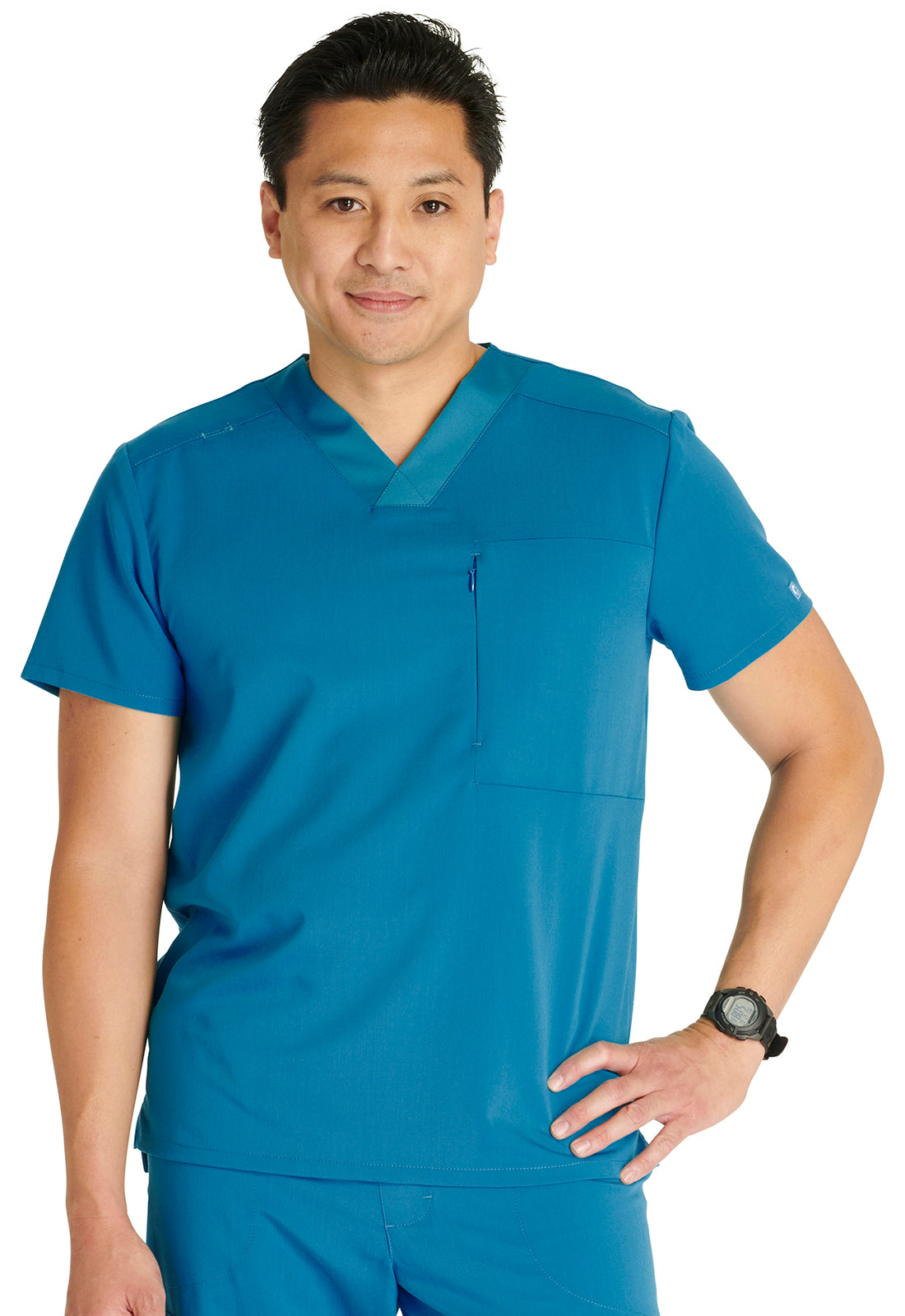 Cherokee Atmos Men's CK718A Men's V-Neck Top
