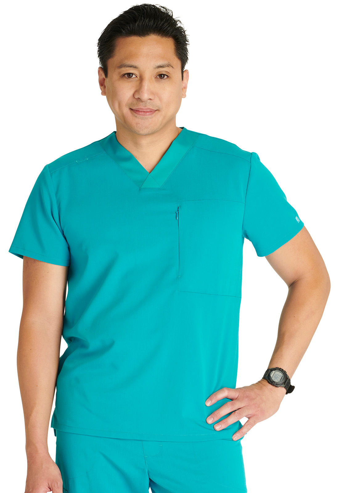 Cherokee Atmos Men's CK718A Men's V-Neck Top
