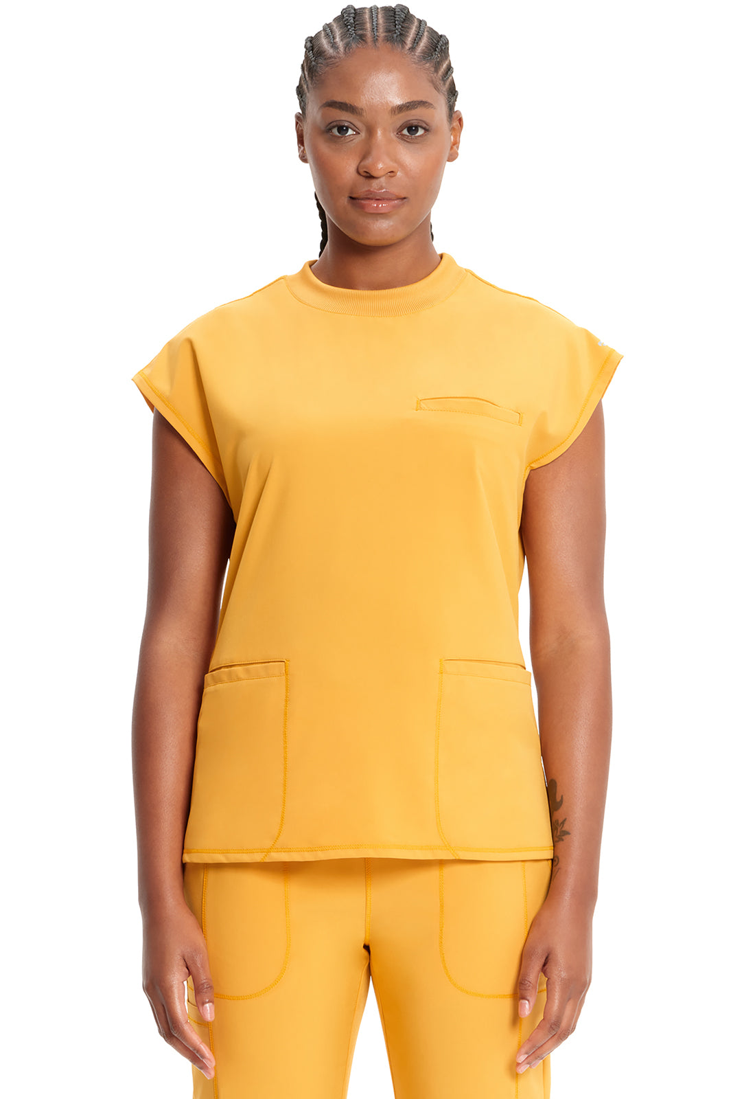 Cherokee Infinity Women's CK742A Mock Neck Top