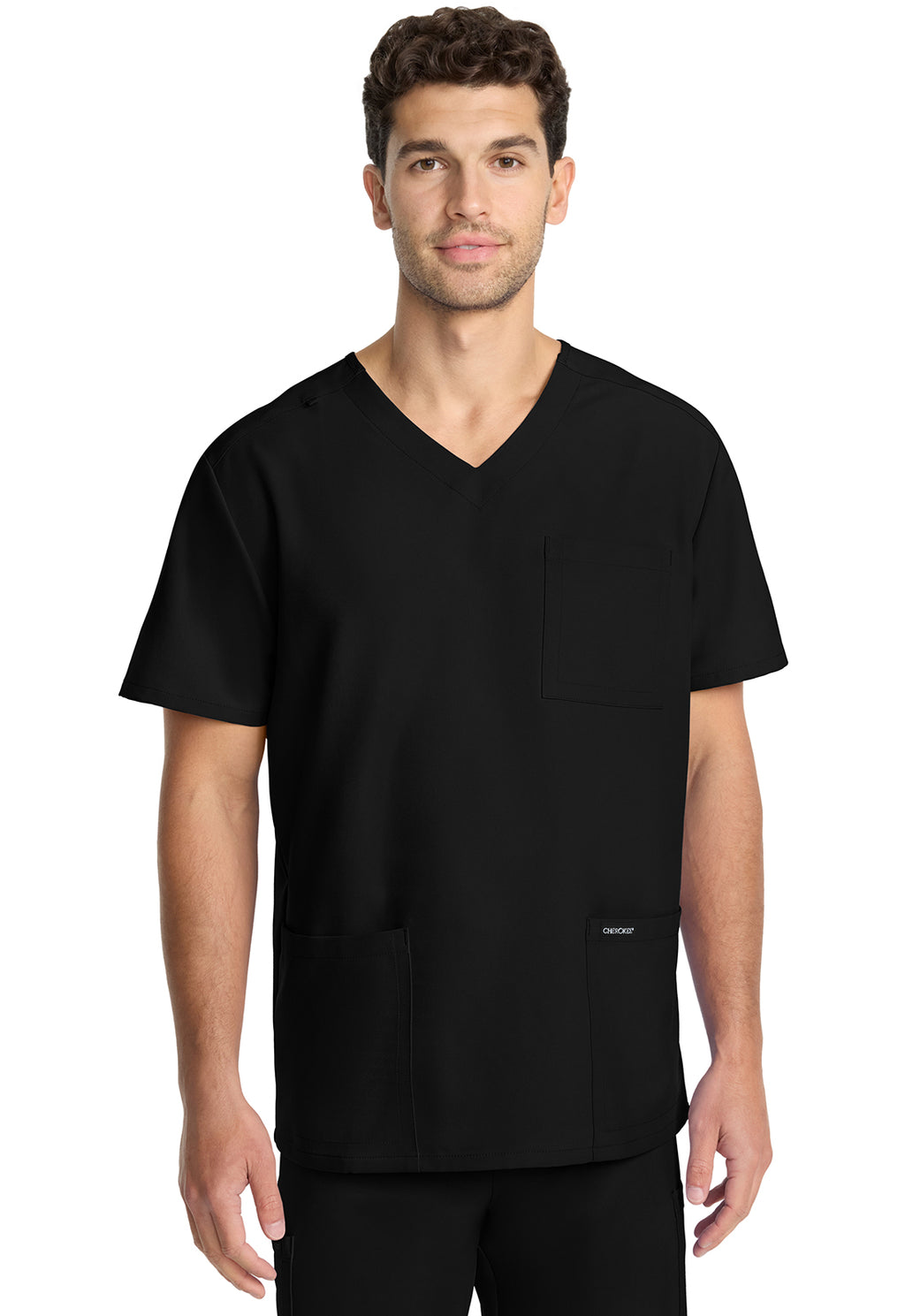 Cherokee WW Originals Ultra Men's CK783A Men's 3-Pocket V-Neck Top