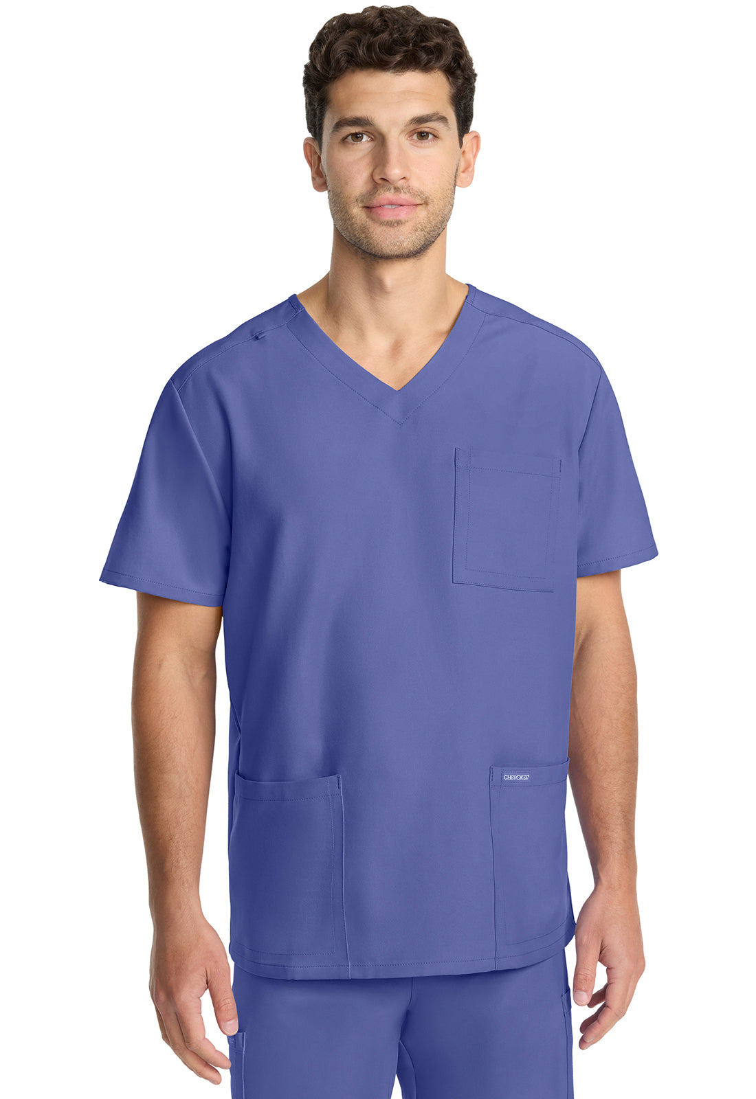 Cherokee WW Originals Ultra Men's CK783A Men's 3-Pocket V-Neck Top