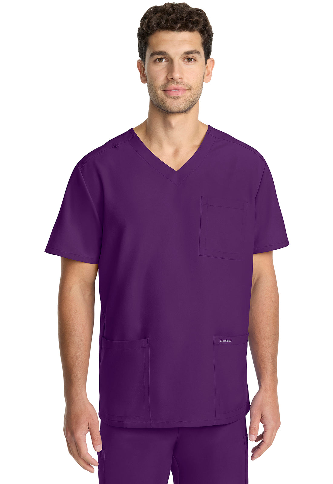 Cherokee WW Originals Ultra Men's CK783A Men's 3-Pocket V-Neck Top