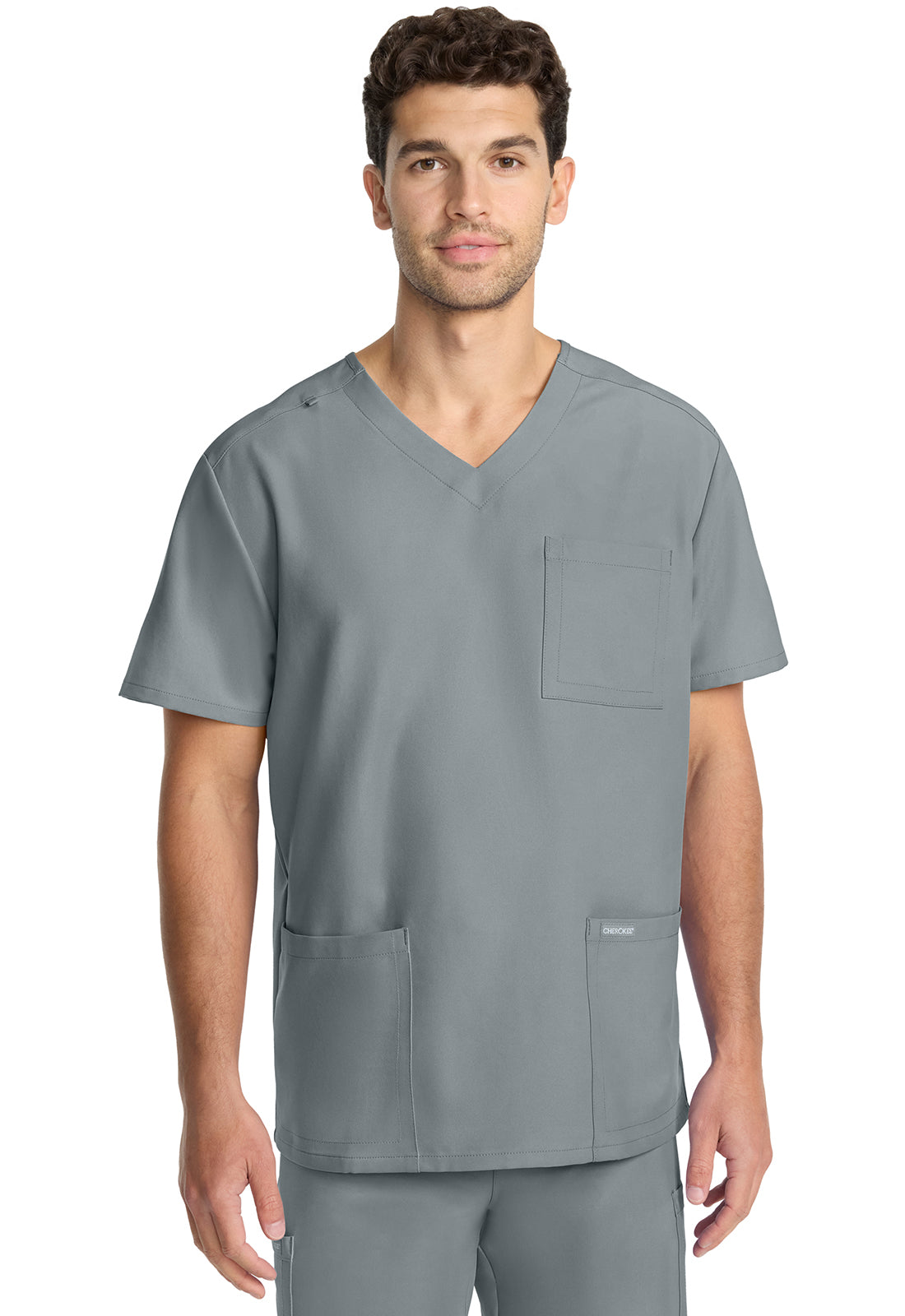 Cherokee WW Originals Ultra Men's CK783A Men's 3-Pocket V-Neck Top