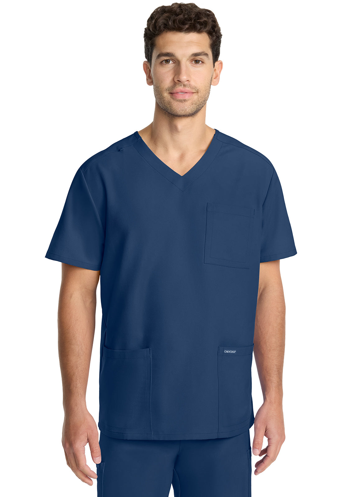 Cherokee WW Originals Ultra Men's CK783A Men's 3-Pocket V-Neck Top