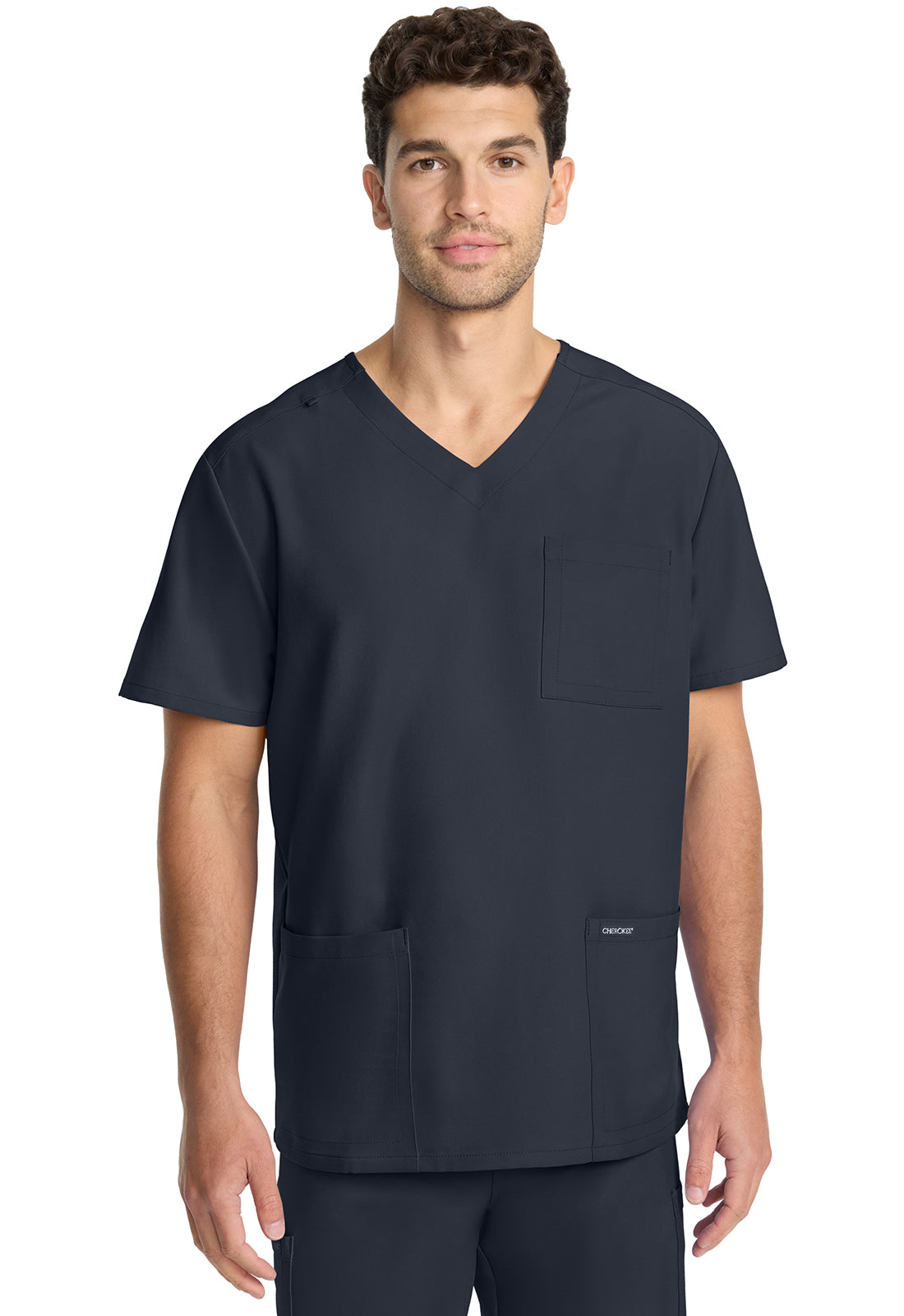 Cherokee WW Originals Ultra Men's CK783A Men's 3-Pocket V-Neck Top