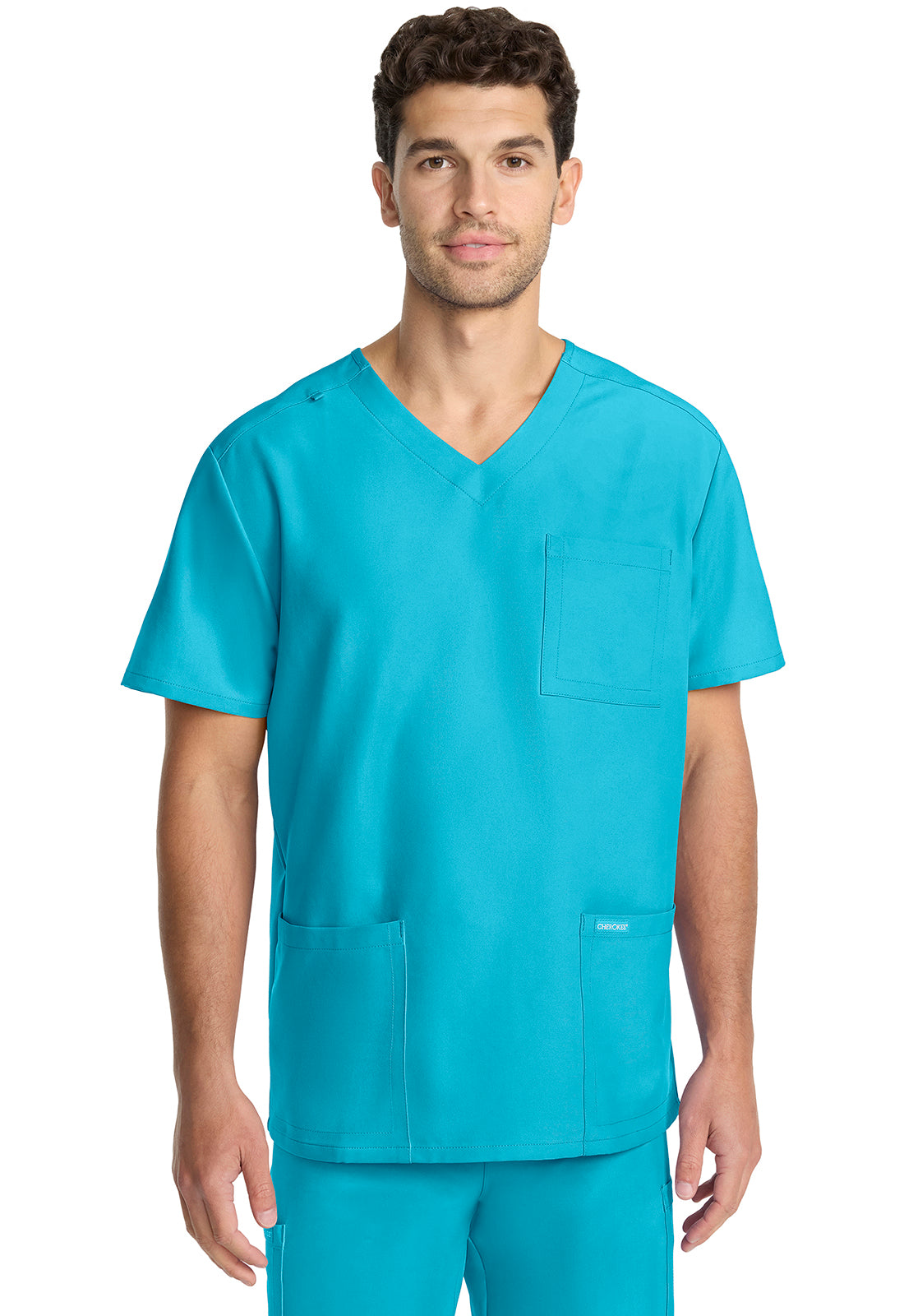 Cherokee WW Originals Ultra Men's CK783A Men's 3-Pocket V-Neck Top
