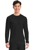 Cherokee Basics Men's CK807  Men's Long Sleeve Underscrub Knit Tee