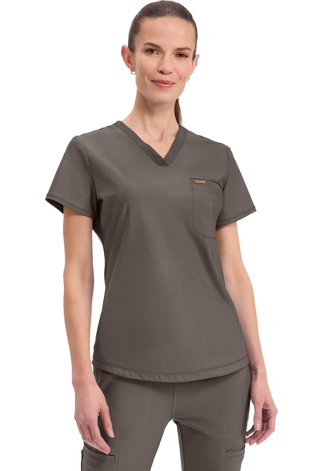 Cherokee Form Women's CK819 Tuckable V-Neck Top