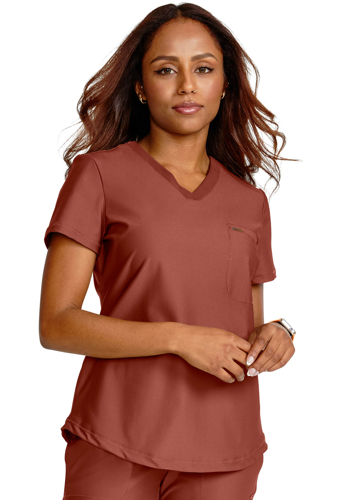 Cherokee Form Women's CK819 Tuckable V-Neck Top