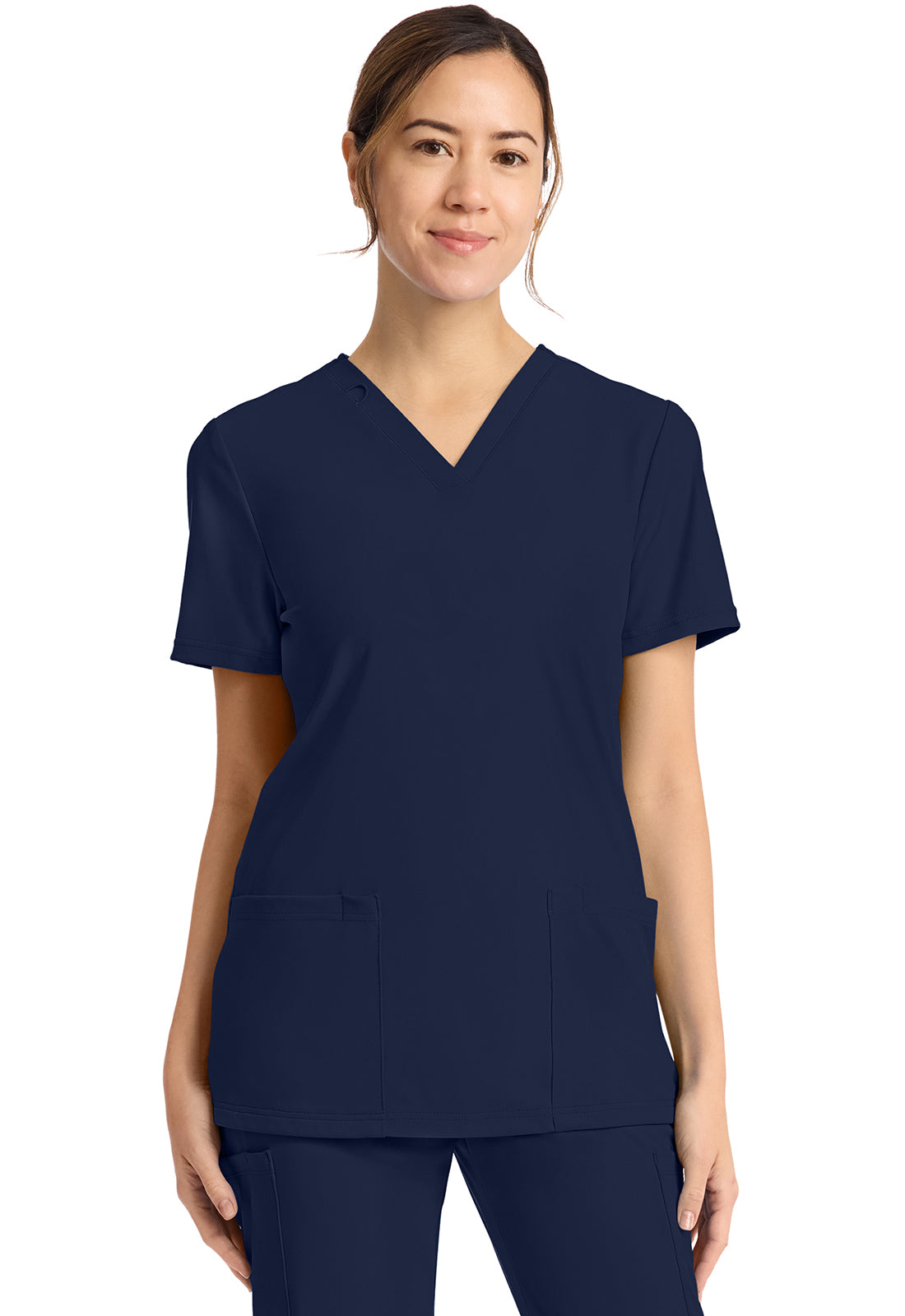 Cherokee Achieve Women's CK832 Women's 2-Pocket V-Neck Top