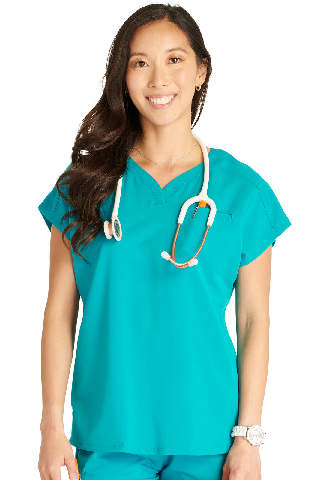 Cherokee Atmos Women's CK836A V-Neck Top