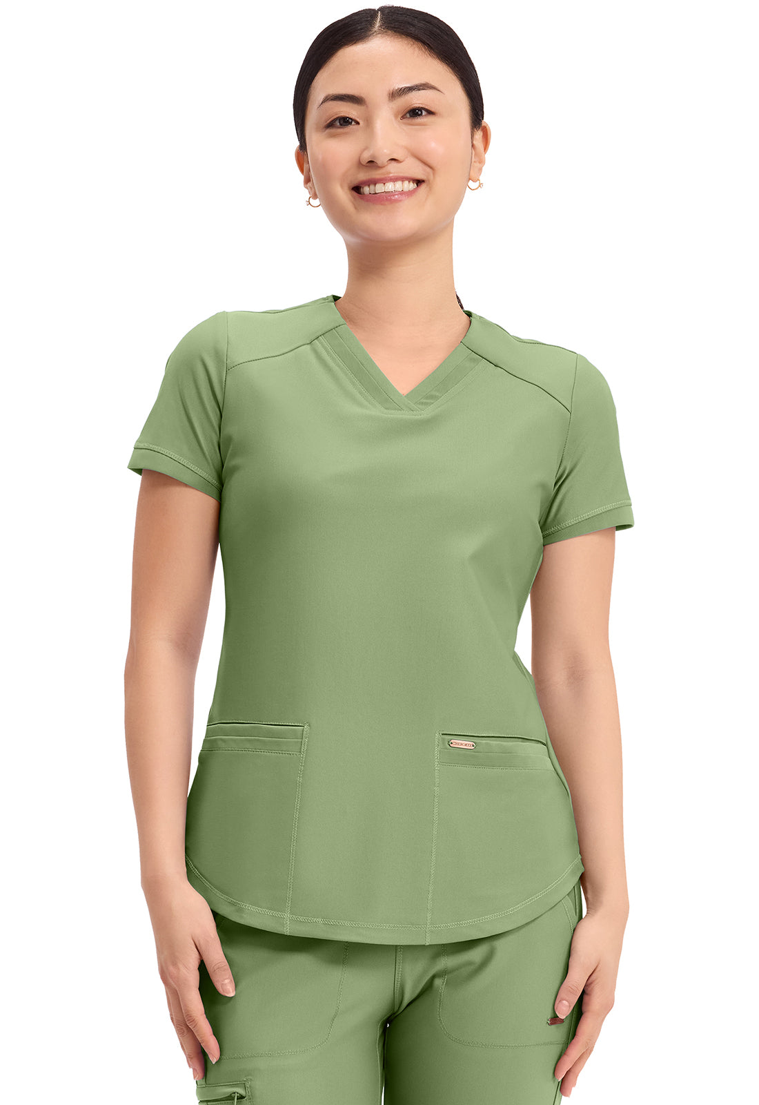 Cherokee Form Women's CK840 V-Neck Top