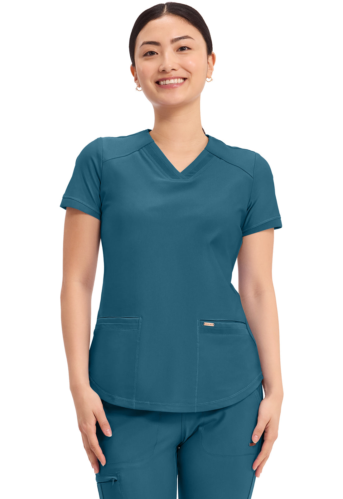 Cherokee Form Women's CK840 V-Neck Top