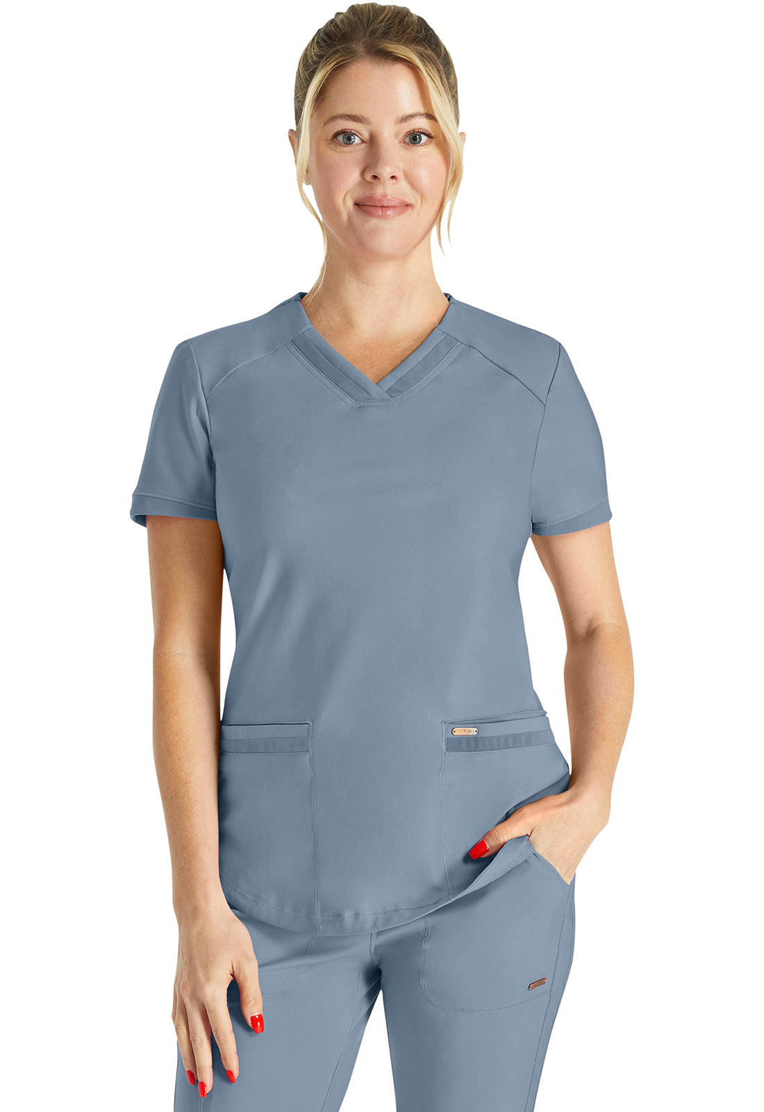 Cherokee Form Women's CK840 V-Neck Top