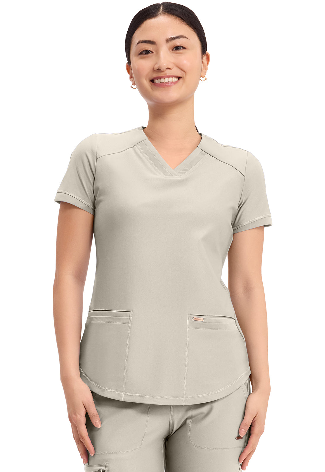 Cherokee Form Women's CK840 V-Neck Top