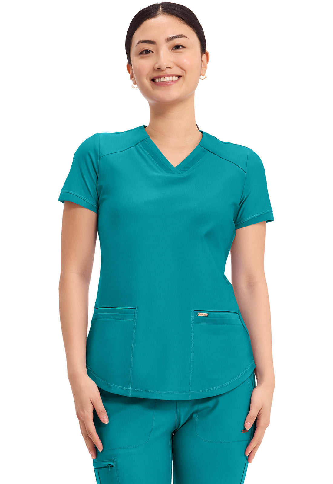Cherokee Form Women's CK840 V-Neck Top